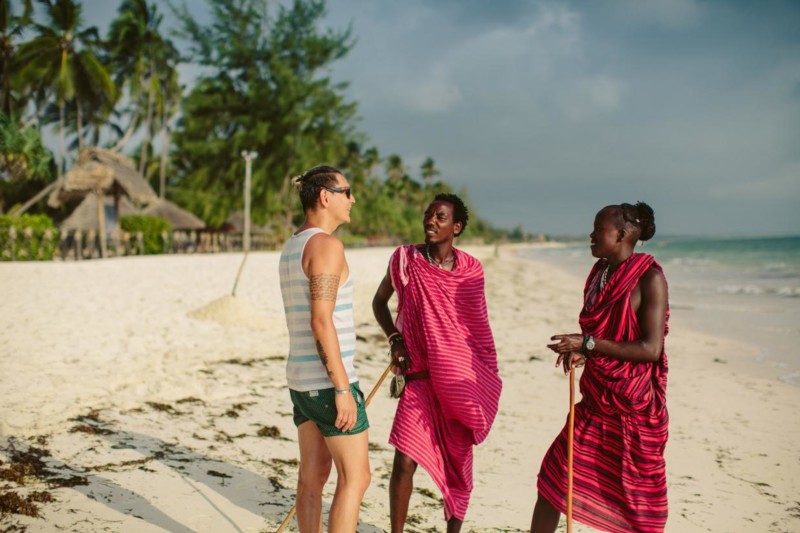 Möte med lokala folket i Zanzibar