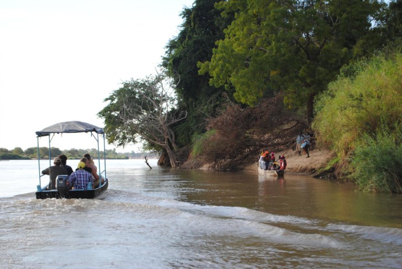 Flodsafari t Tanzania