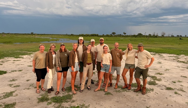 Hela Safariresors team nere i Botswana