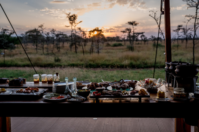Frukost i Serengeti