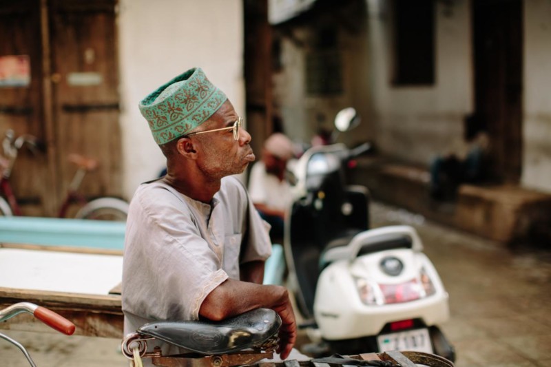 I Stone Town på Zanzibar