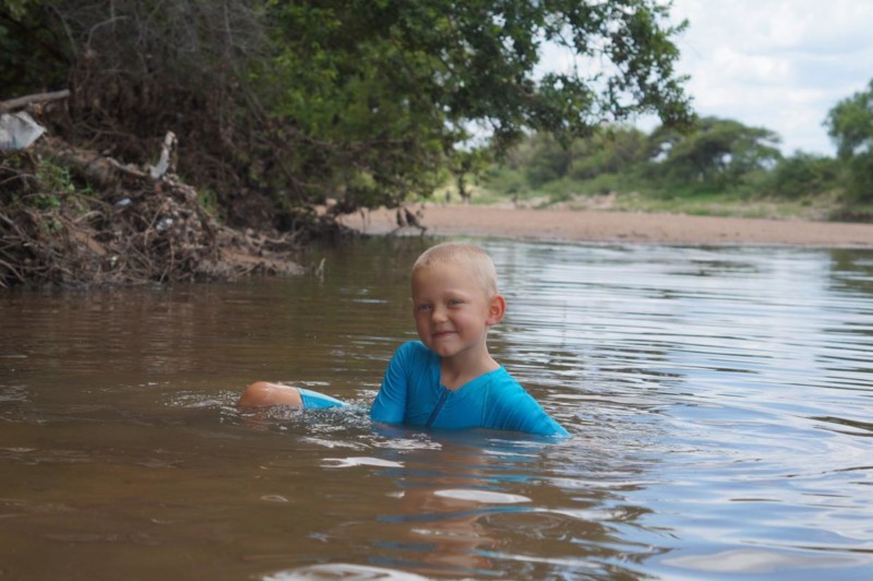 Ett dopp i Botswana